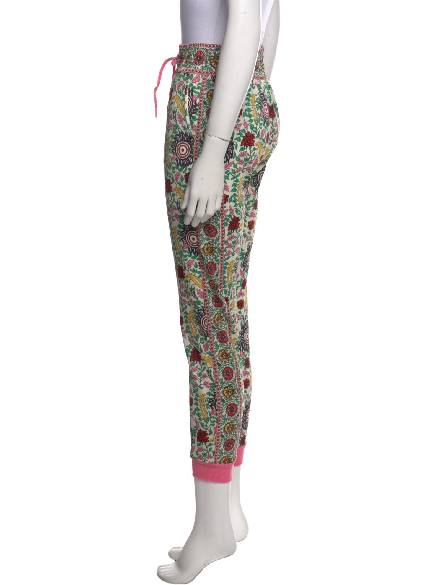 Alice + Olivia Floral Print Skinny Leg Pants