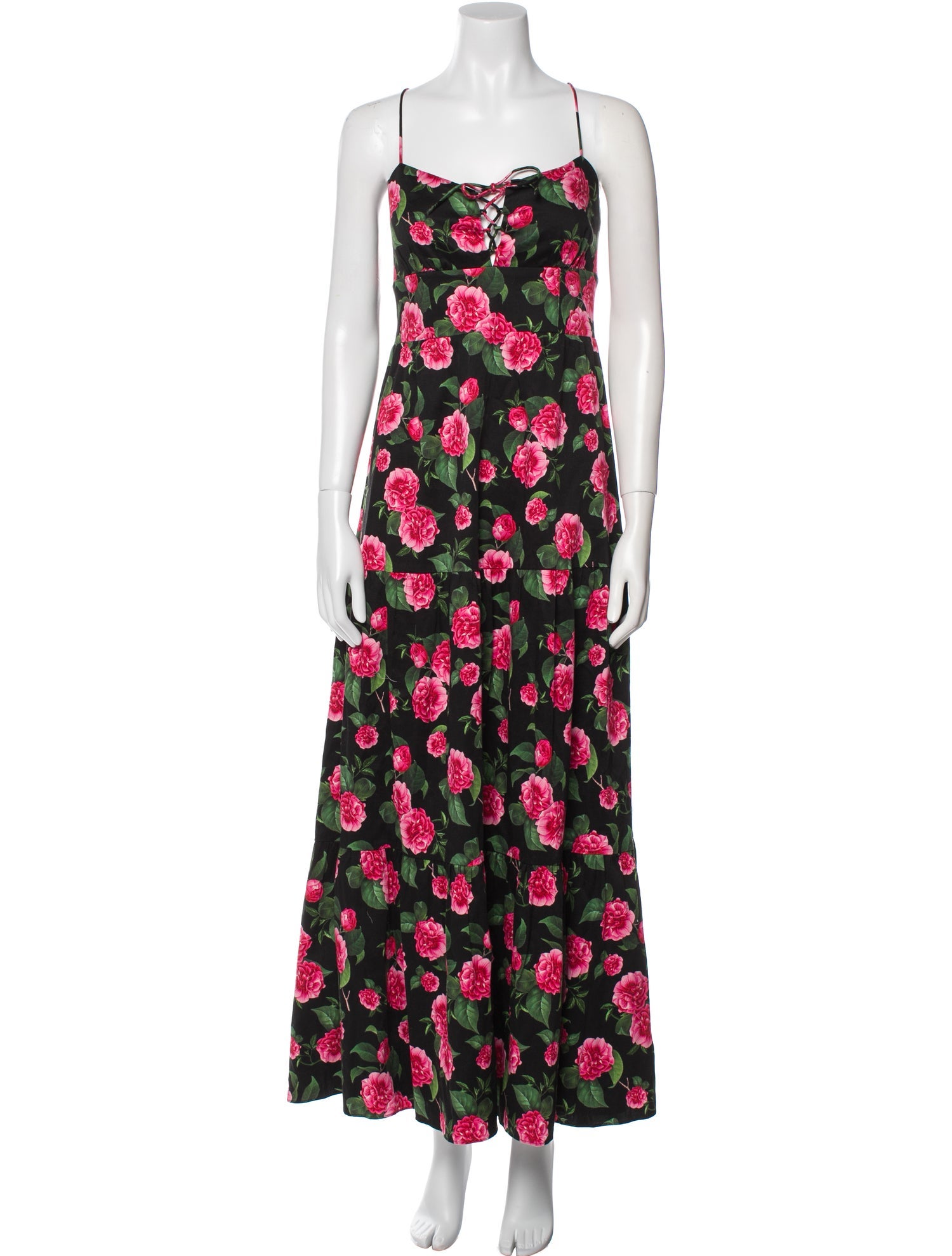 Alice + Olivia Floral Print Long Dress w/ Tags