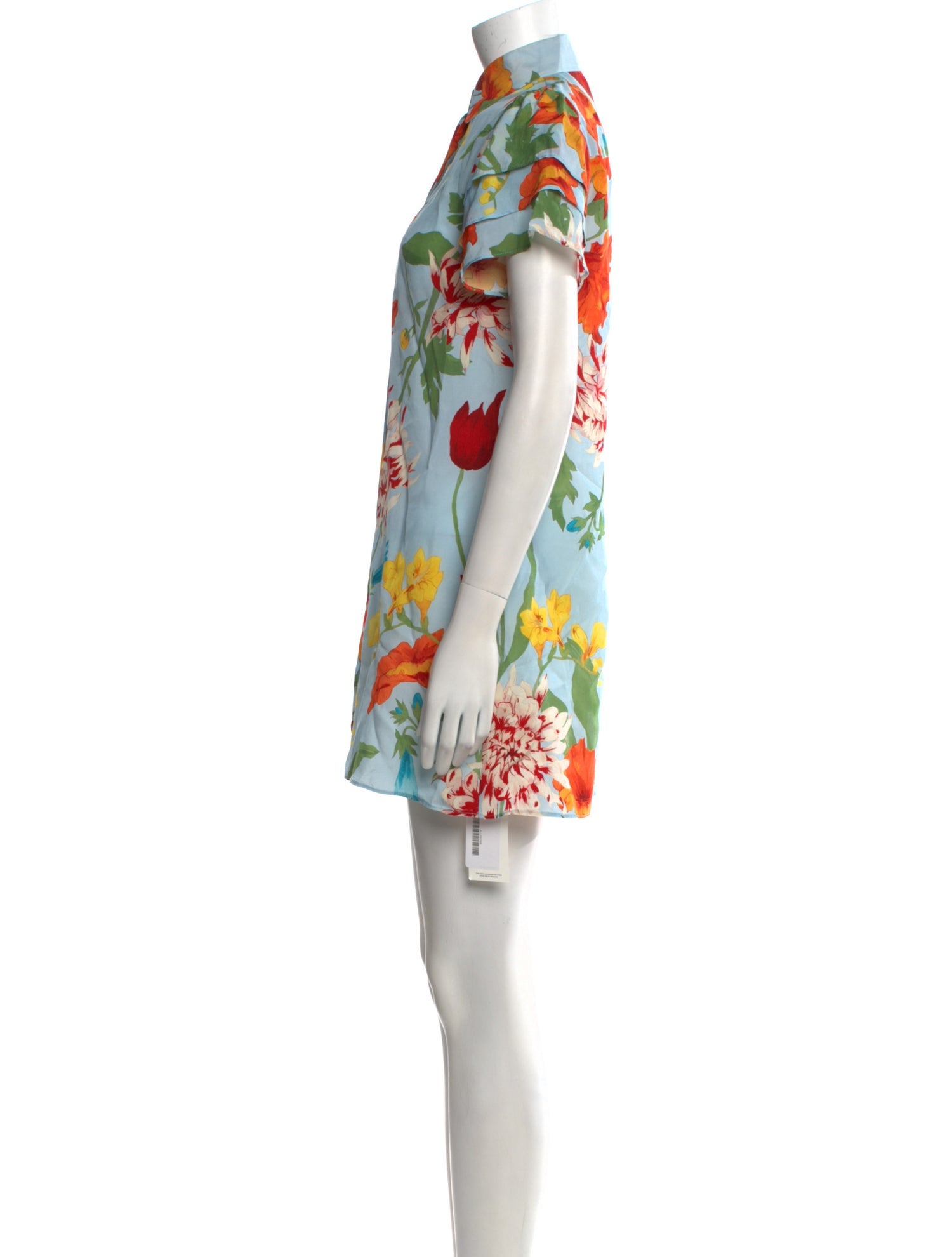 Alice + Olivia Floral Print Mini Dress