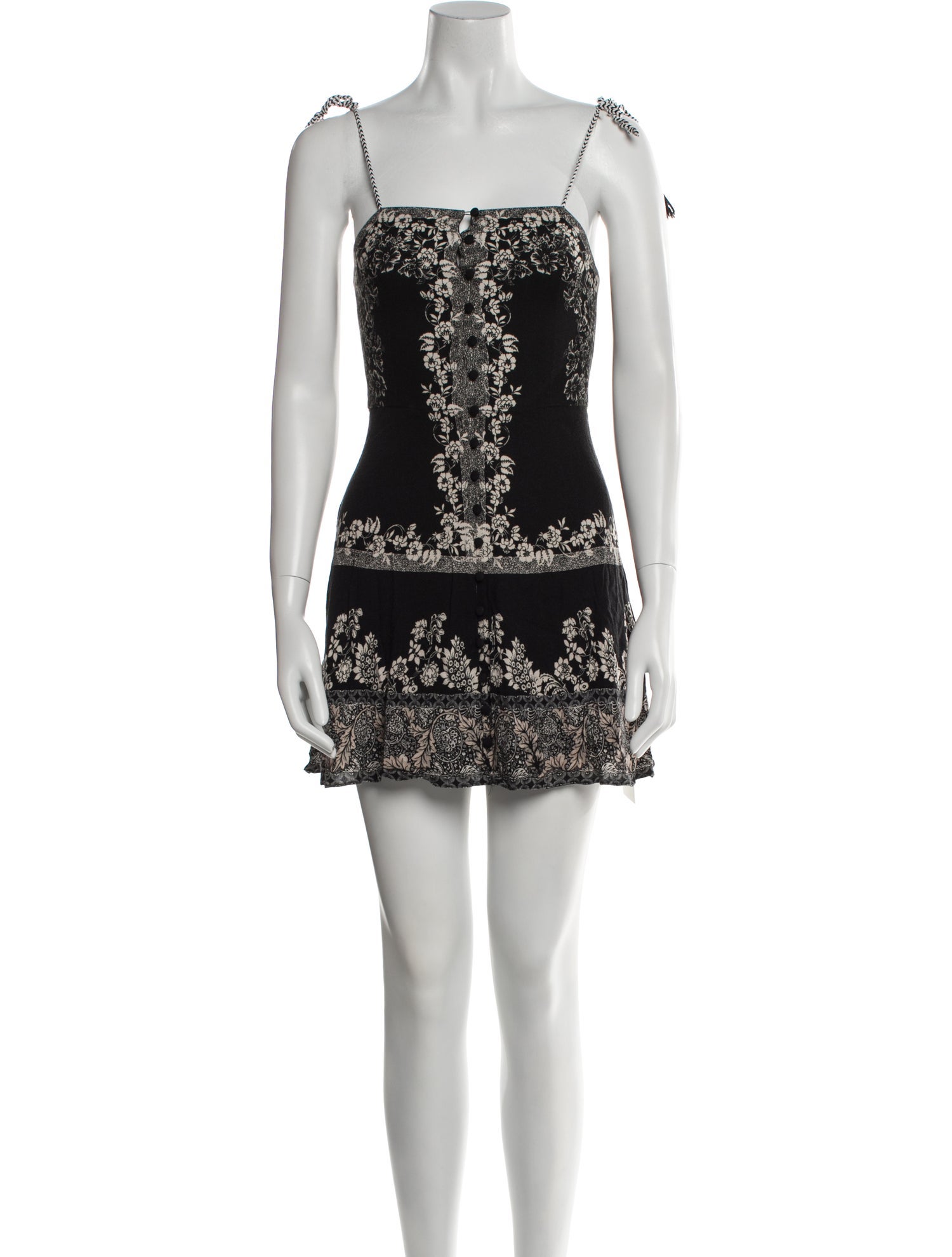 Alice + Olivia Floral Print Mini Dress