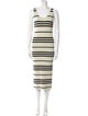 Alice + Olivia Nylon Midi Length Dress