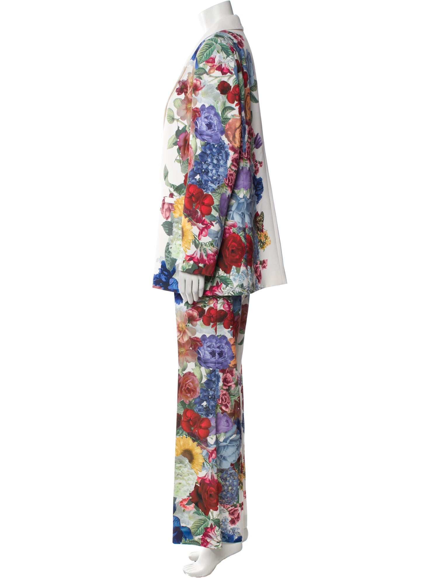 Alice + Olivia Floral Print Pantsuit
