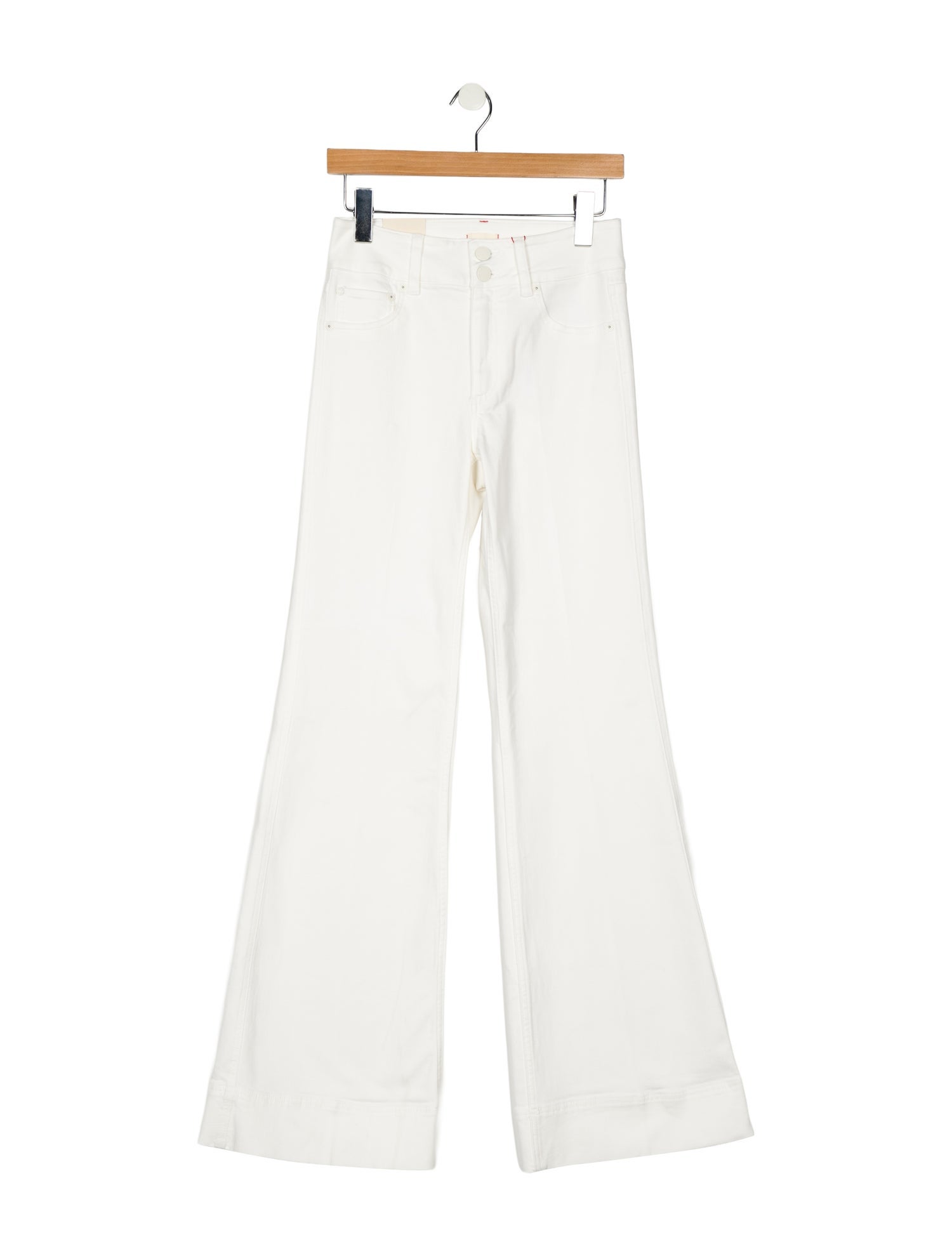 Alice + Olivia Mid-Rise Wide Leg Jeans