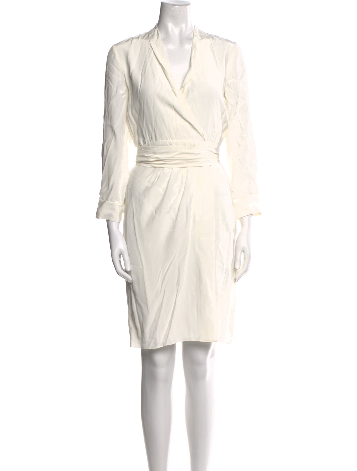 Alice + Olivia V-Neck Knee-Length Dress