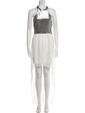Alice + Olivia Halterneck Mini Dress
