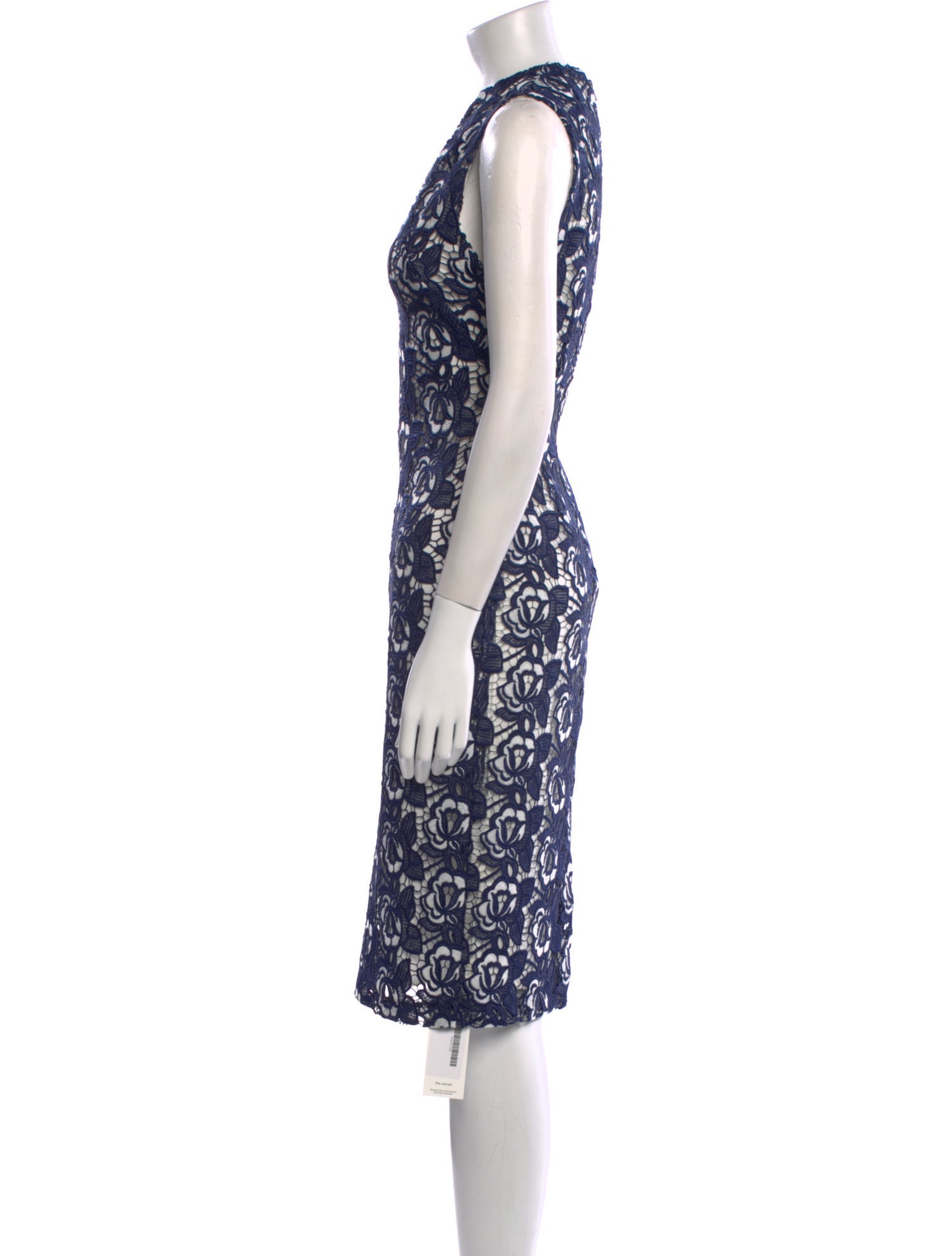 Alice + Olivia Printed Midi Length Dress