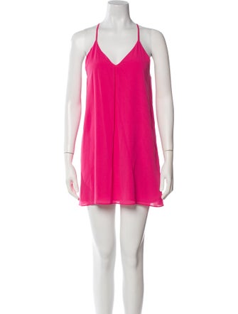 Alice + Olivia Silk Mini Dress