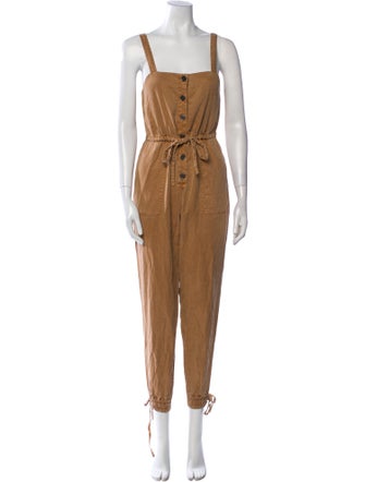 Alice + Olivia Square Neckline Jumpsuit