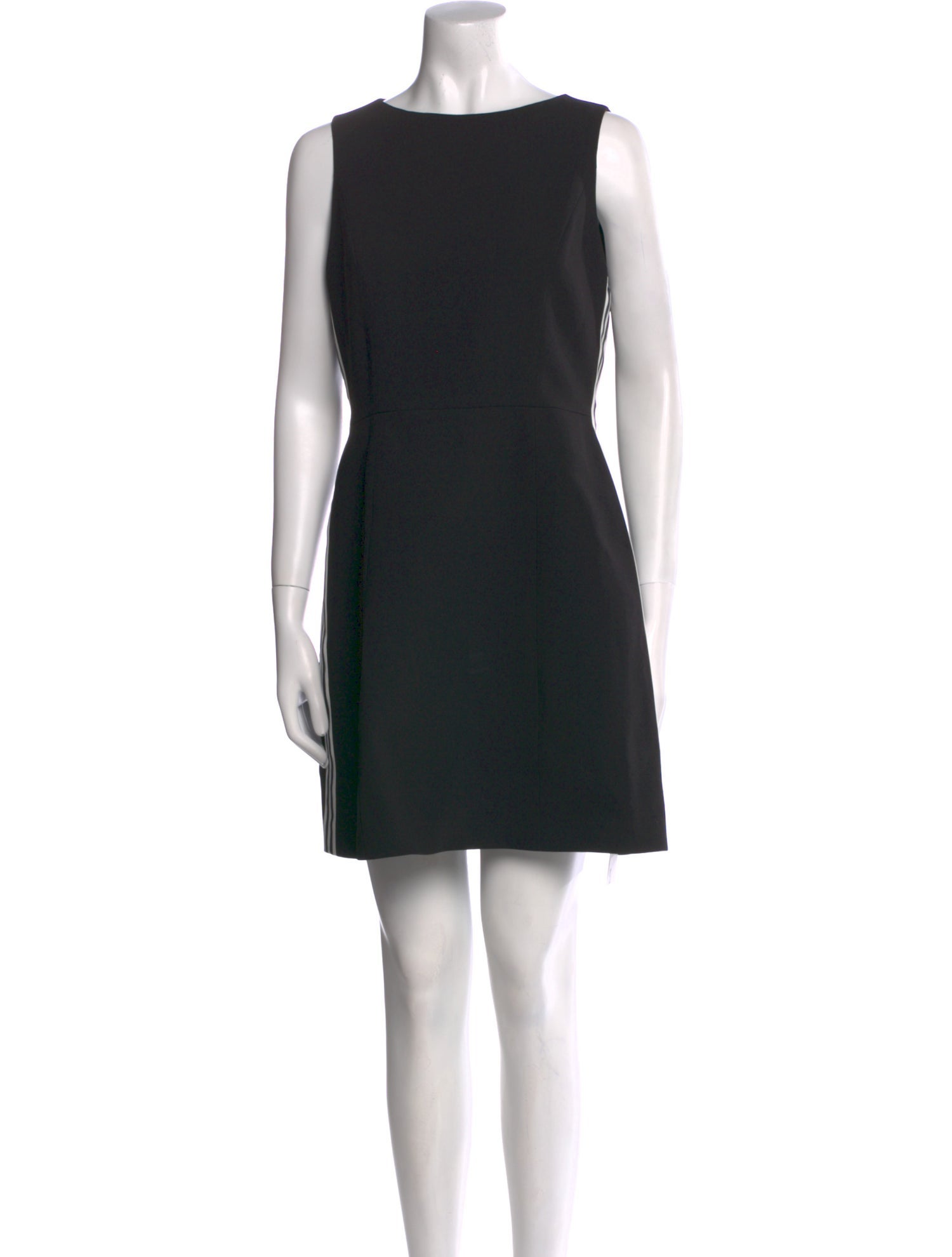 Alice + Olivia Bateau Neckline Mini Dress