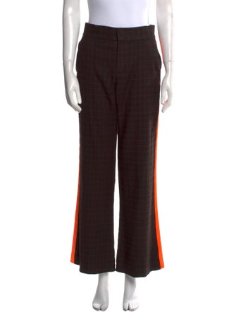 Alice + Olivia Virgin Wool Wide Leg Pants