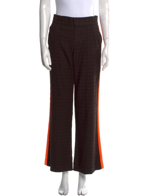 Alice + Olivia Virgin Wool Wide Leg Pants
