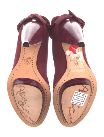 Alice + Olivia Suede Pumps