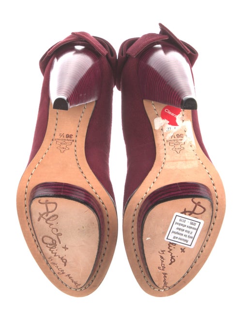 Alice + Olivia Suede Pumps