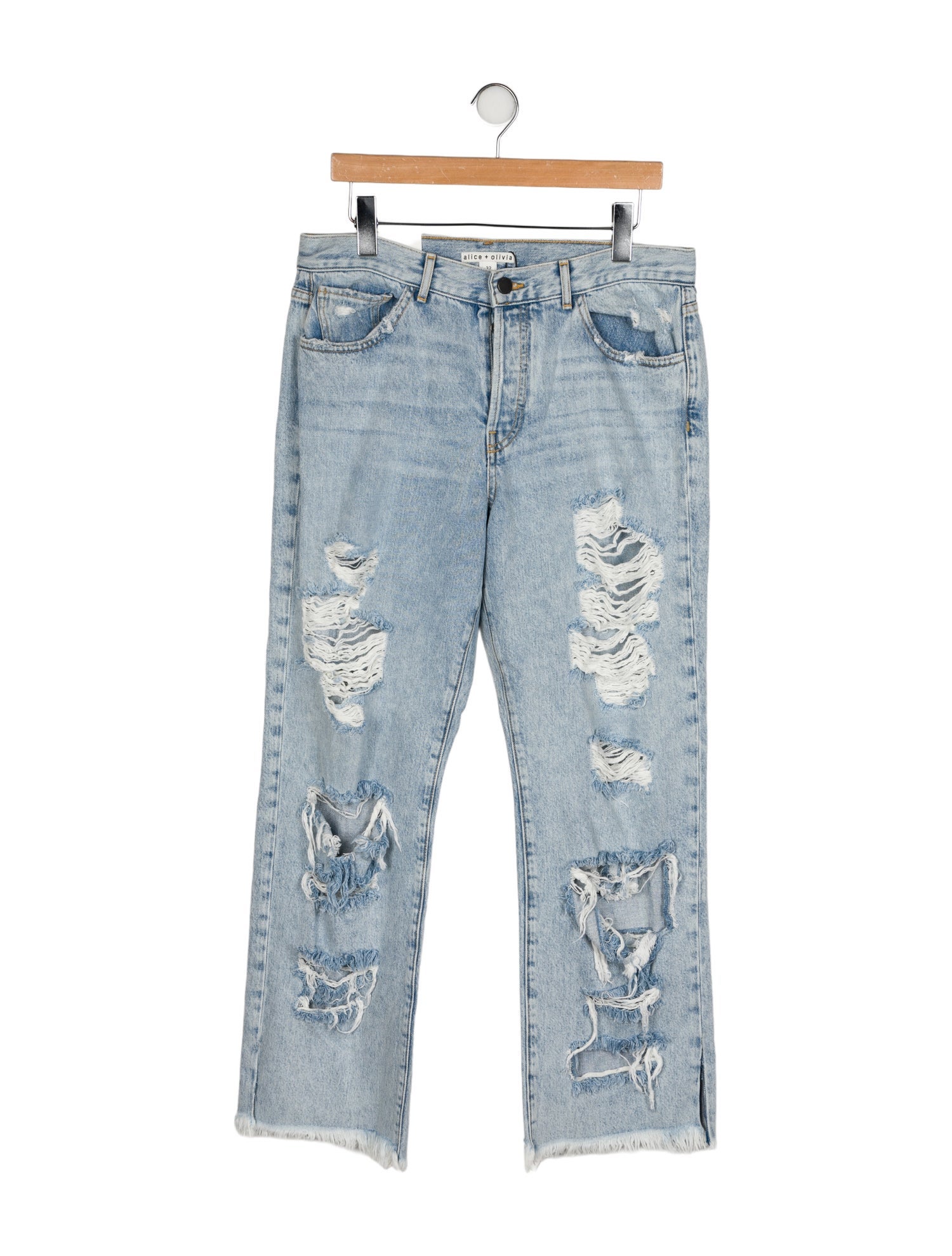 Alice + Olivia High-Rise Wide Leg Jeans w/ Tags