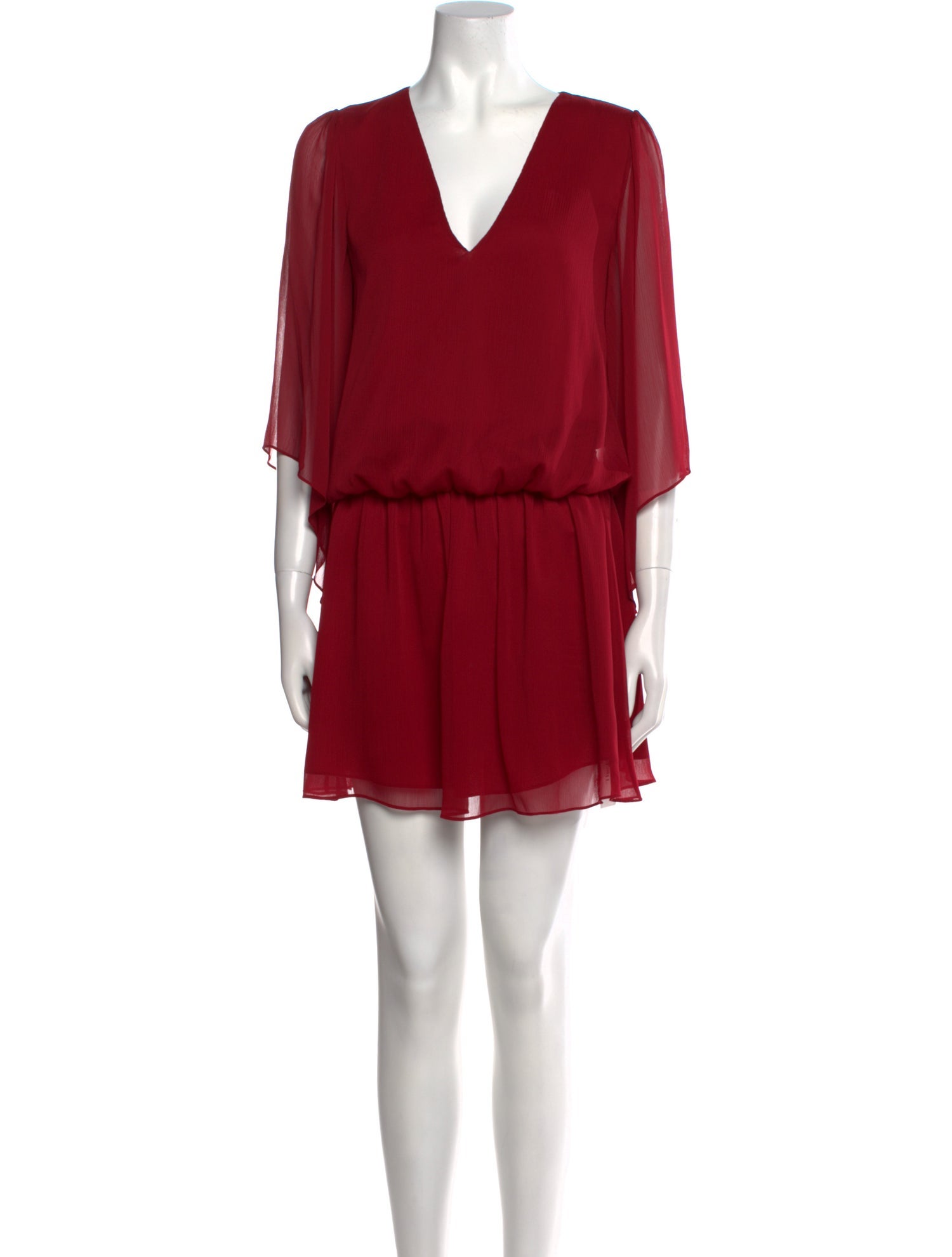 Alice + Olivia V-Neck Mini Dress