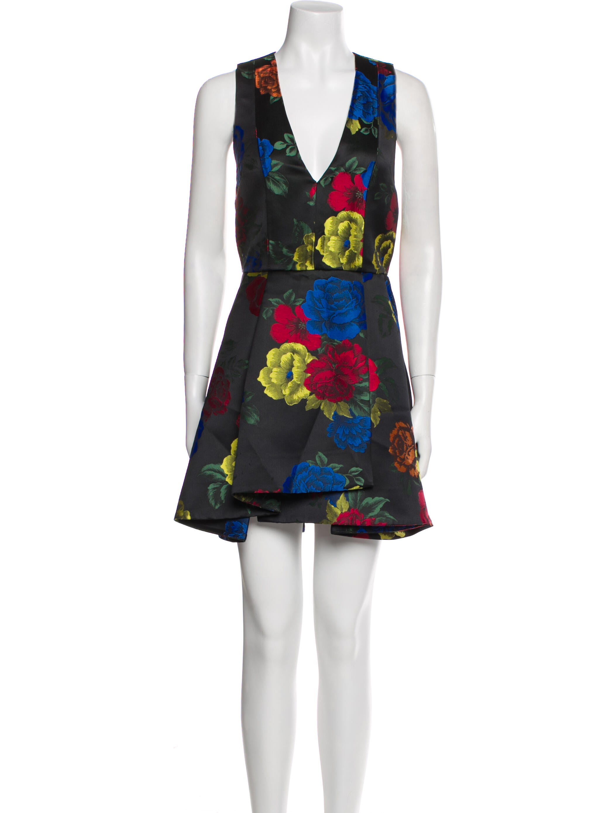 Alice + Olivia Floral Print Mini Dress