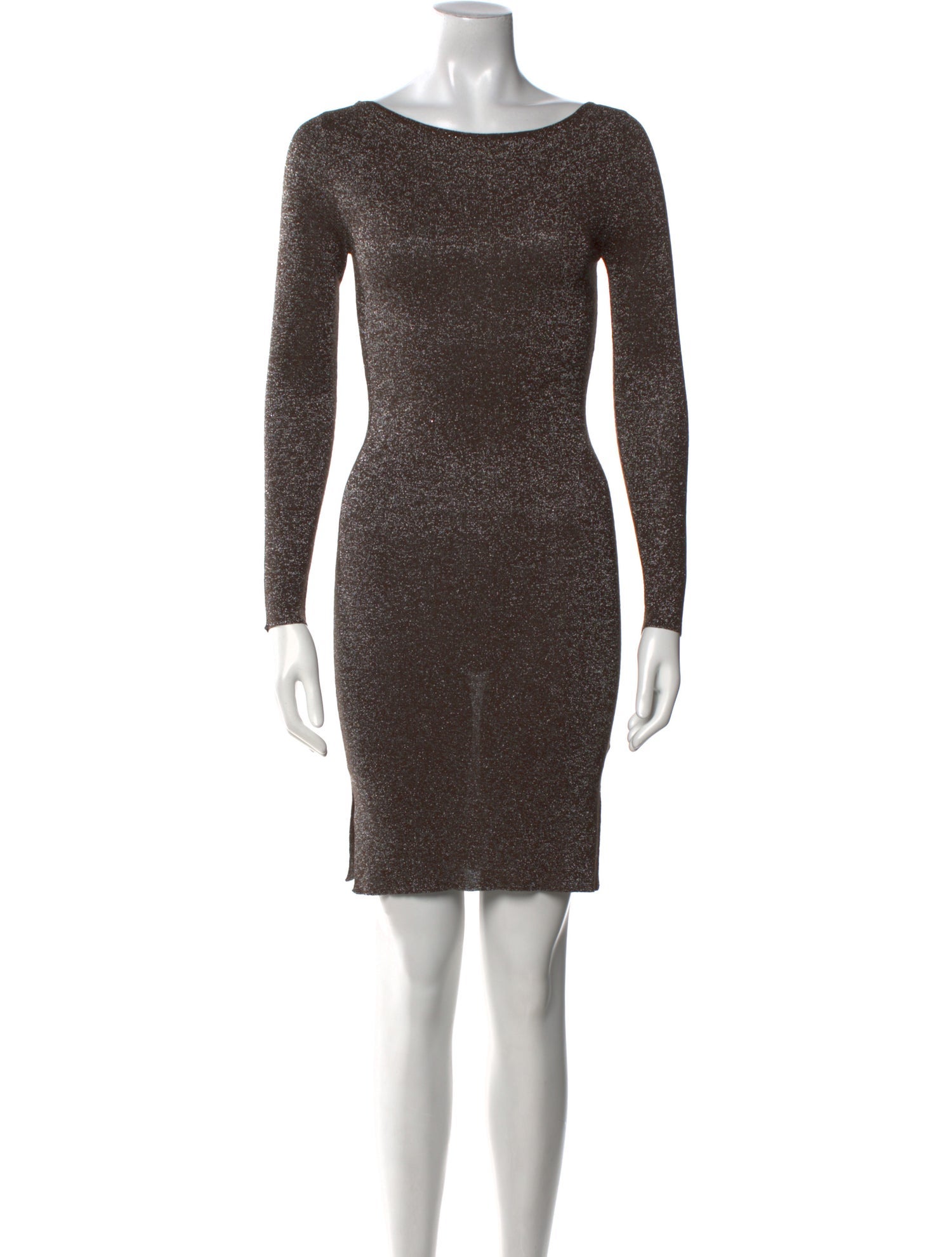 Alice + Olivia Bateau Neckline Knee-Length Dress