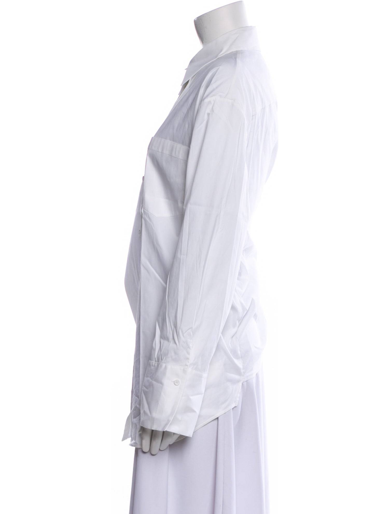 Alice + Olivia Long Sleeve Button-Up Top