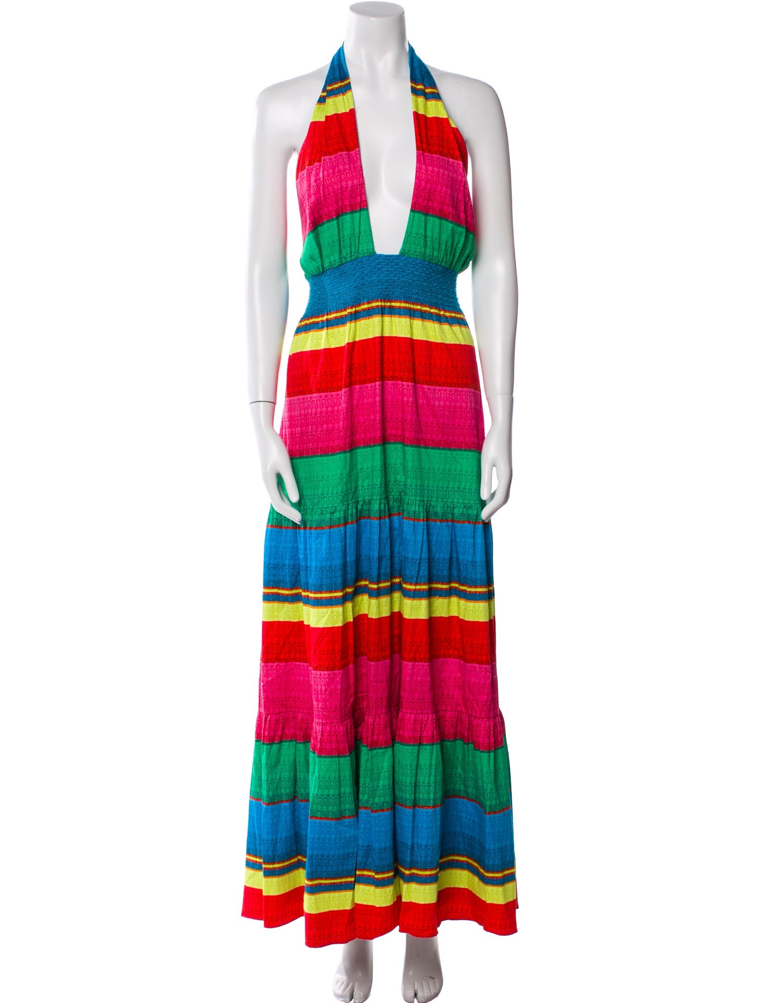 Alice + Olivia Striped Long Dress