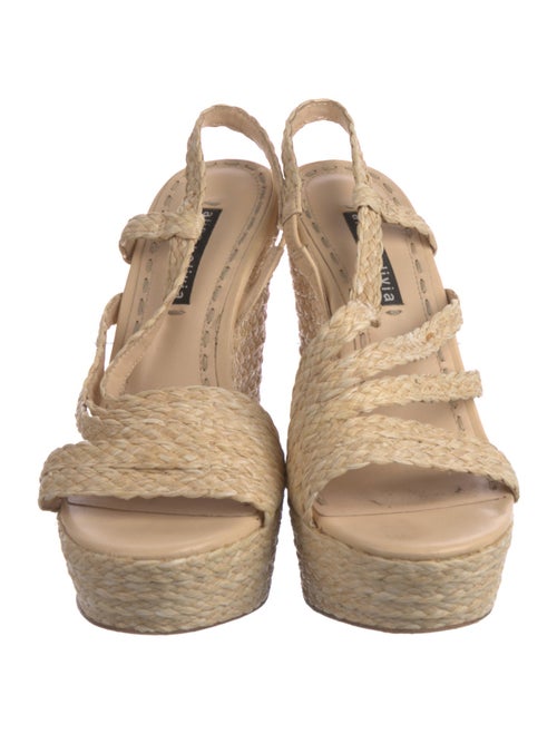 Alice + Olivia Straw Espadrilles