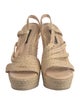 Alice + Olivia Straw Espadrilles