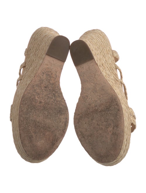 Alice + Olivia Straw Espadrilles