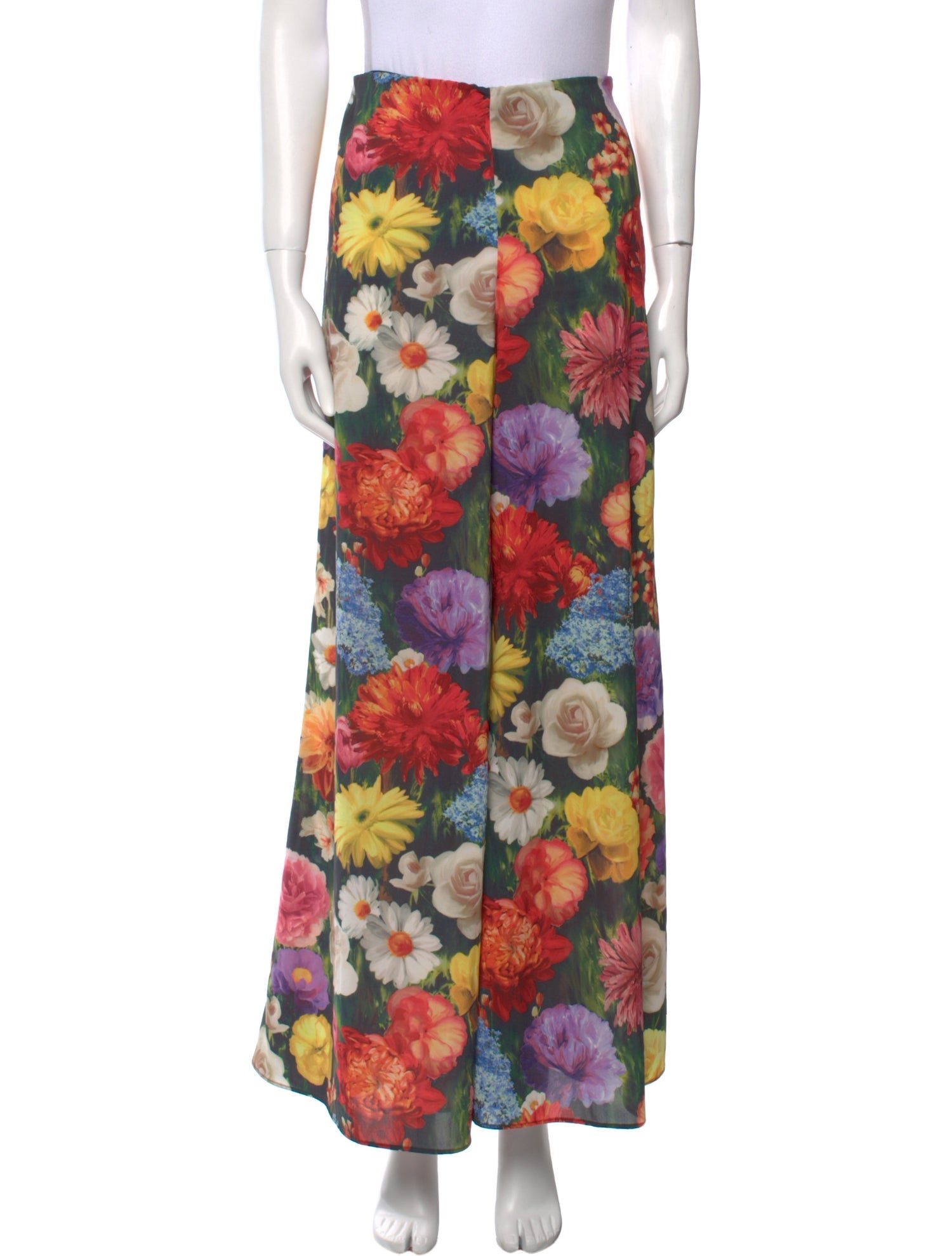 Alice + Olivia Floral Print Wide Leg Pants