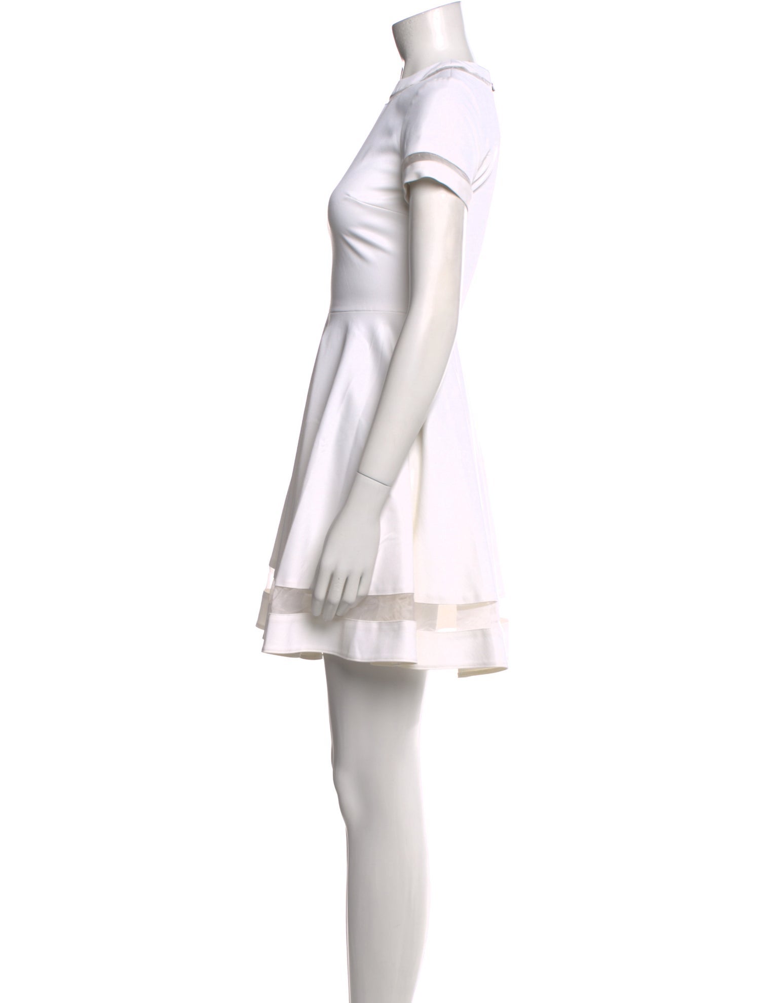 Alice + Olivia Crew Neck Mini Dress