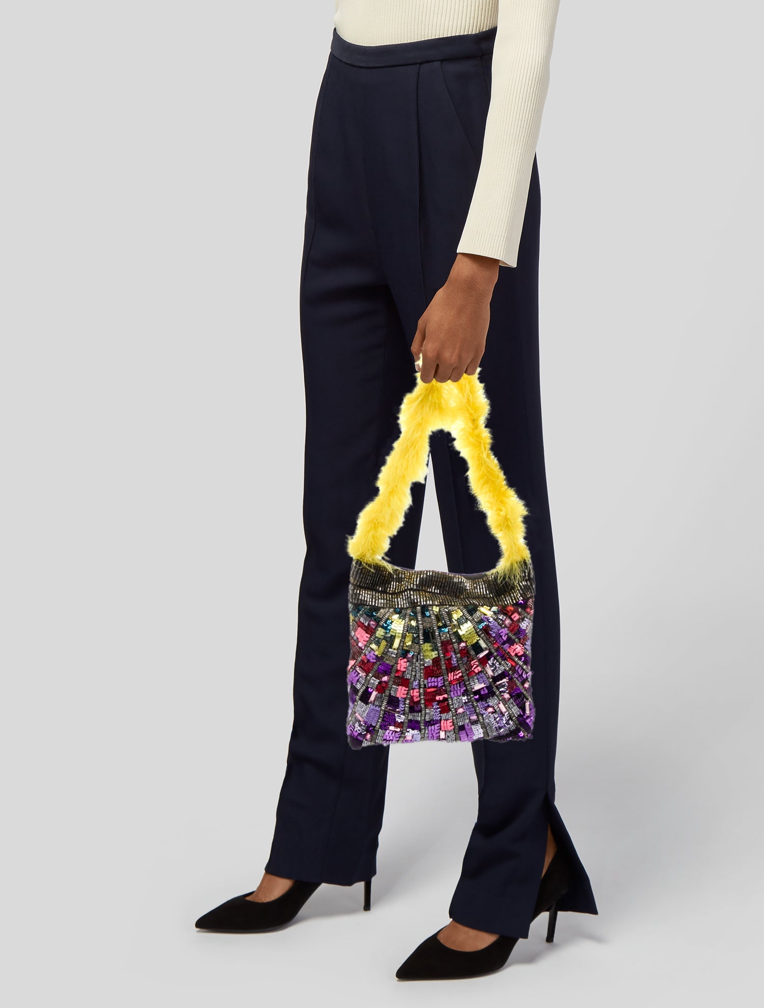 Alice + Olivia Sequins Shoulder Bag