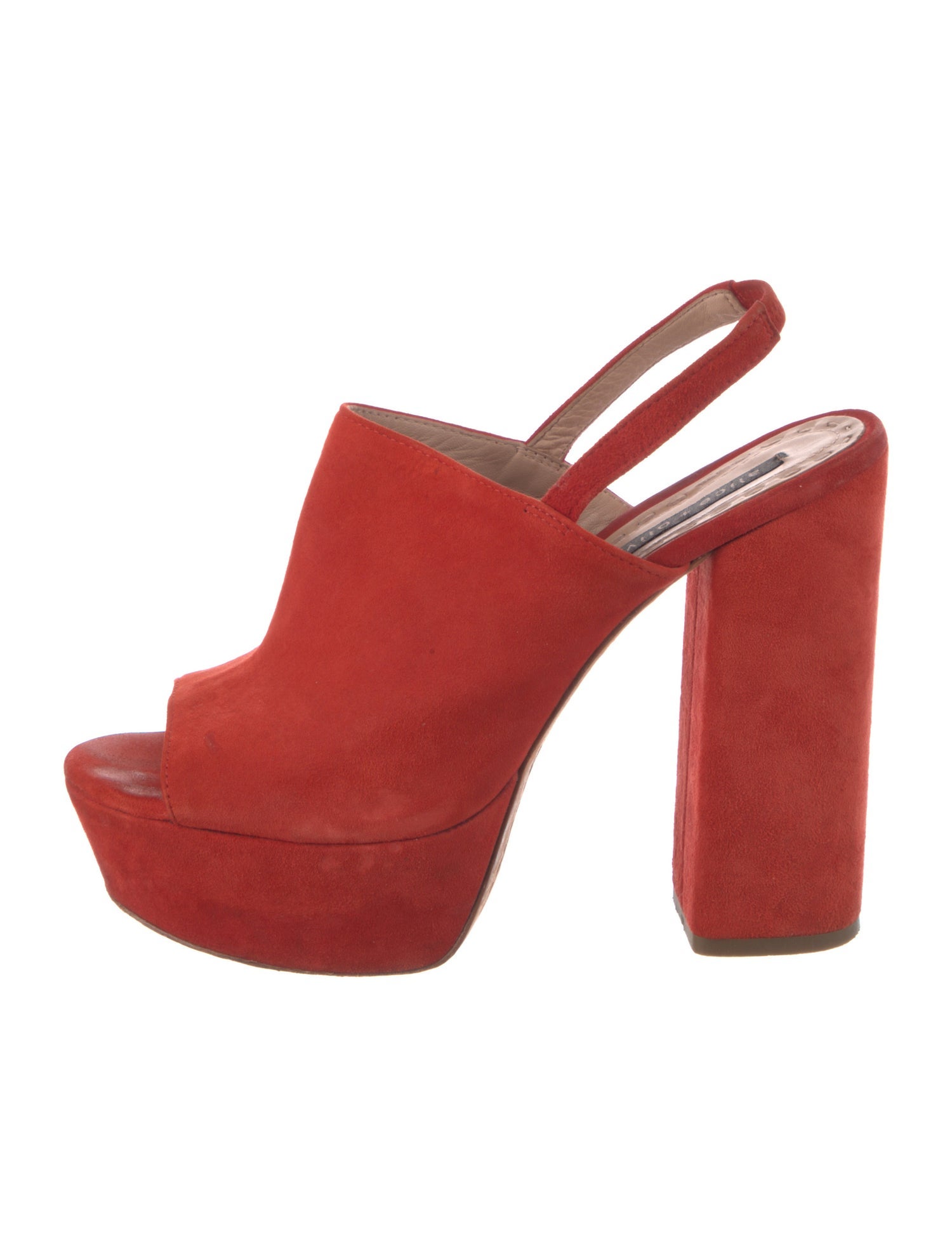 Alice + Olivia Suede Slingback Sandals