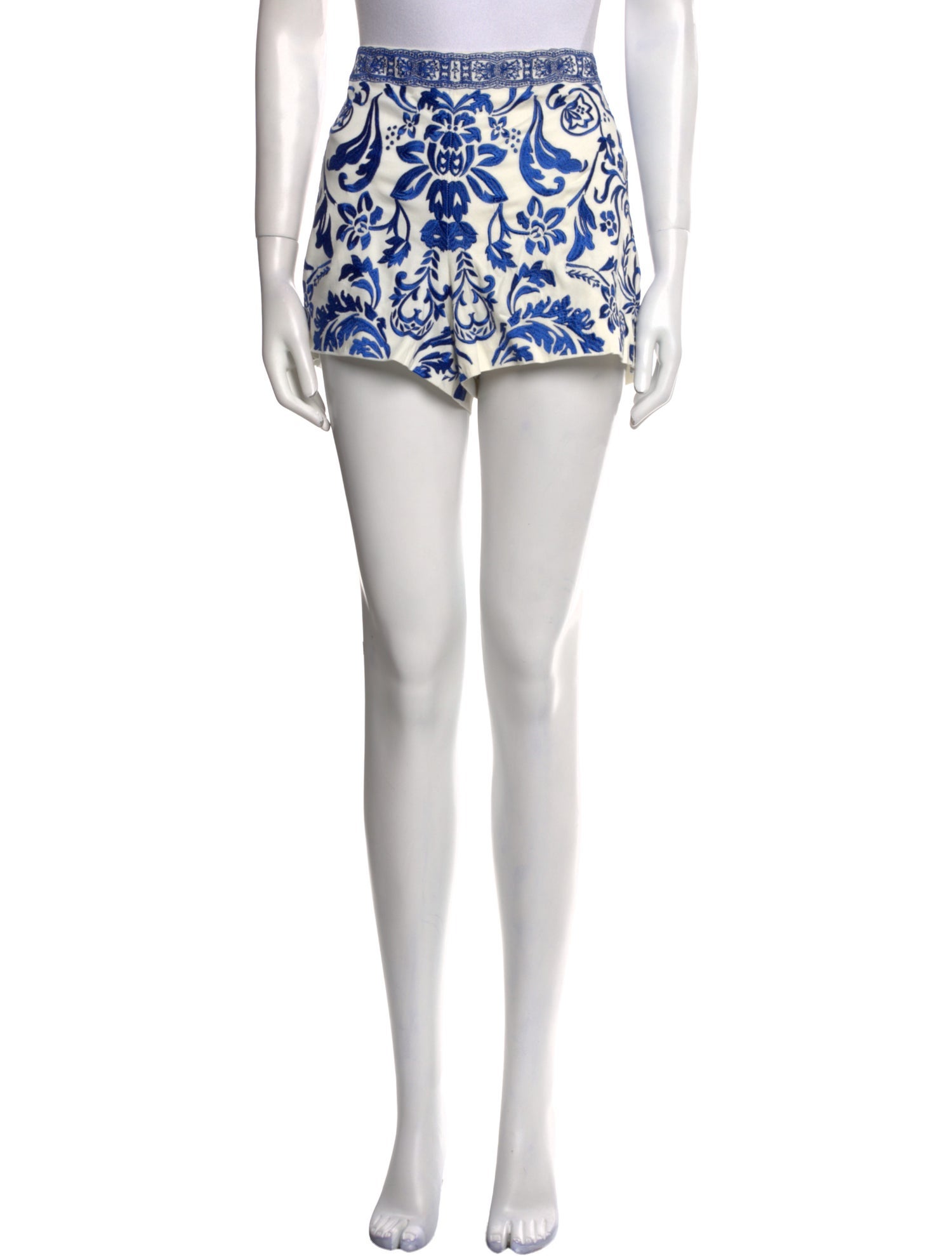 Alice + Olivia Printed Mini Shorts