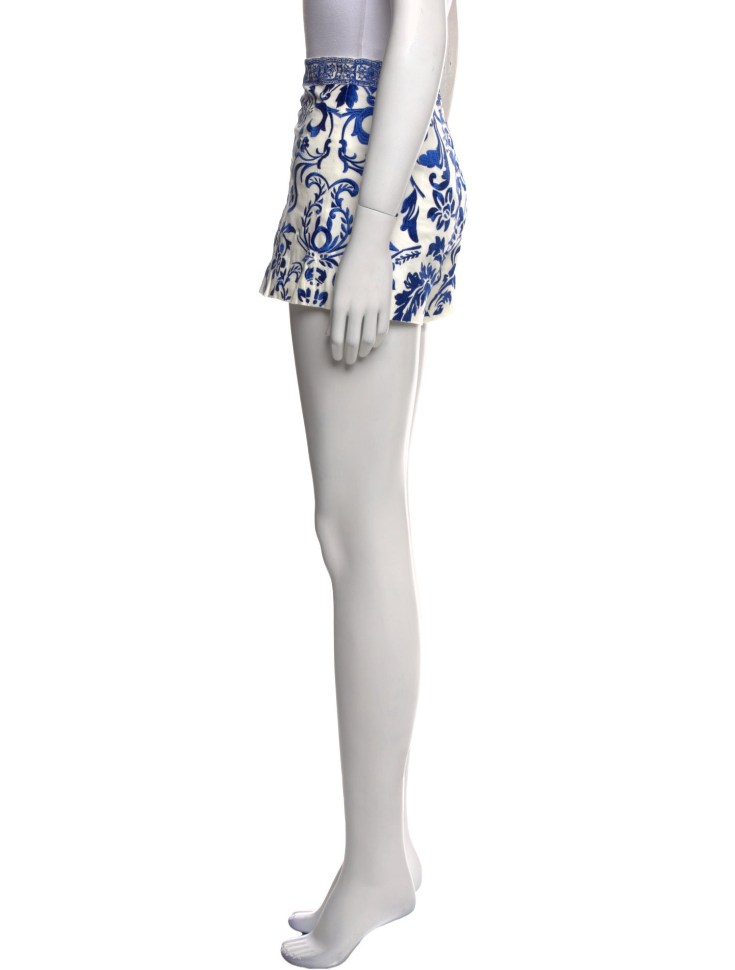 Alice + Olivia Printed Mini Shorts