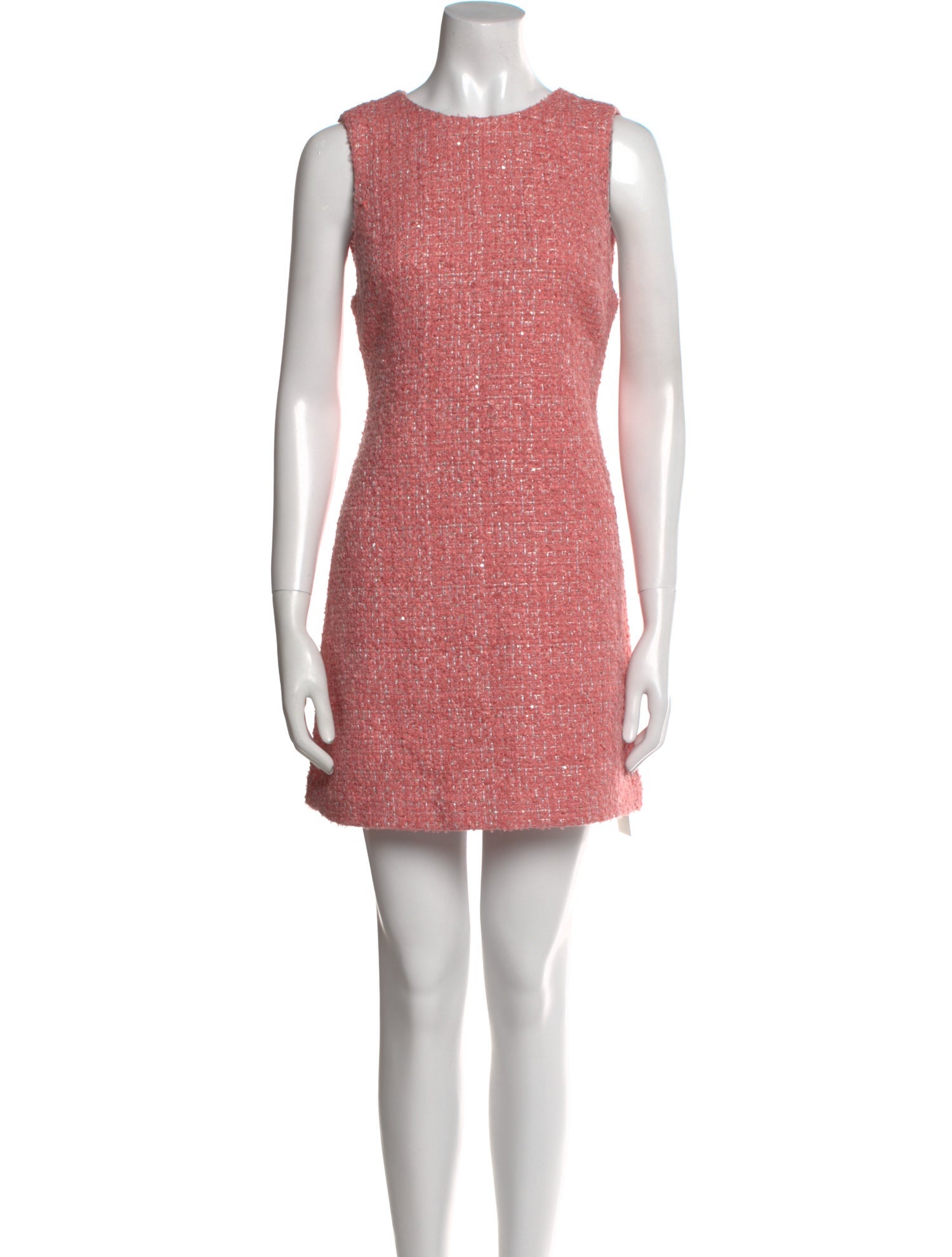 Alice + Olivia Crew Neck Mini Dress