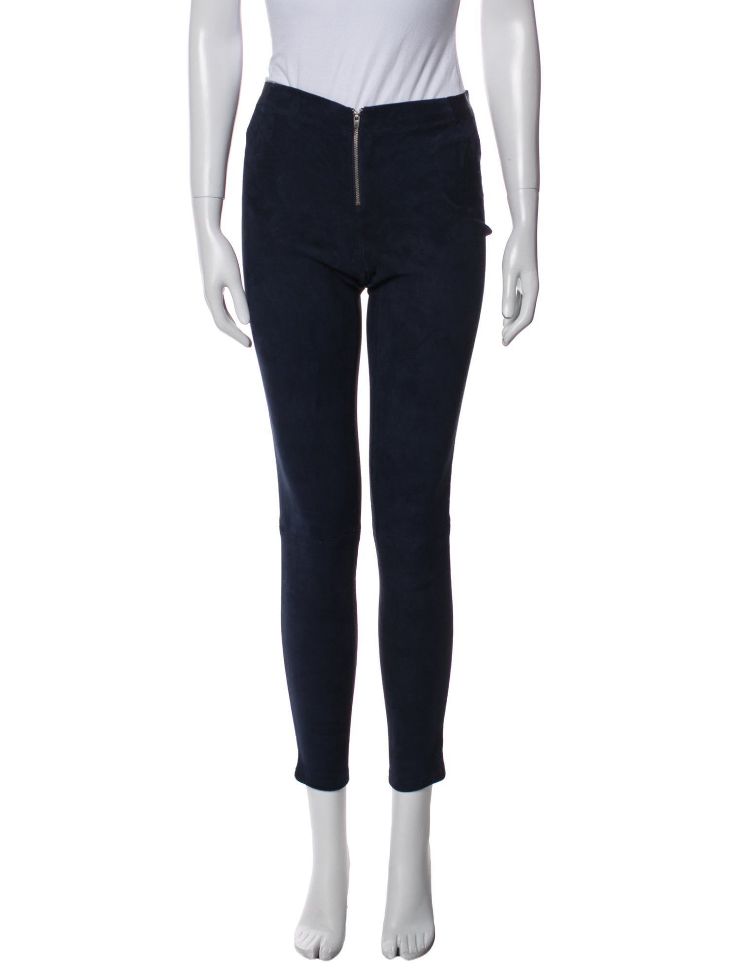 Alice + Olivia Lamb Leather Skinny Leg Pants