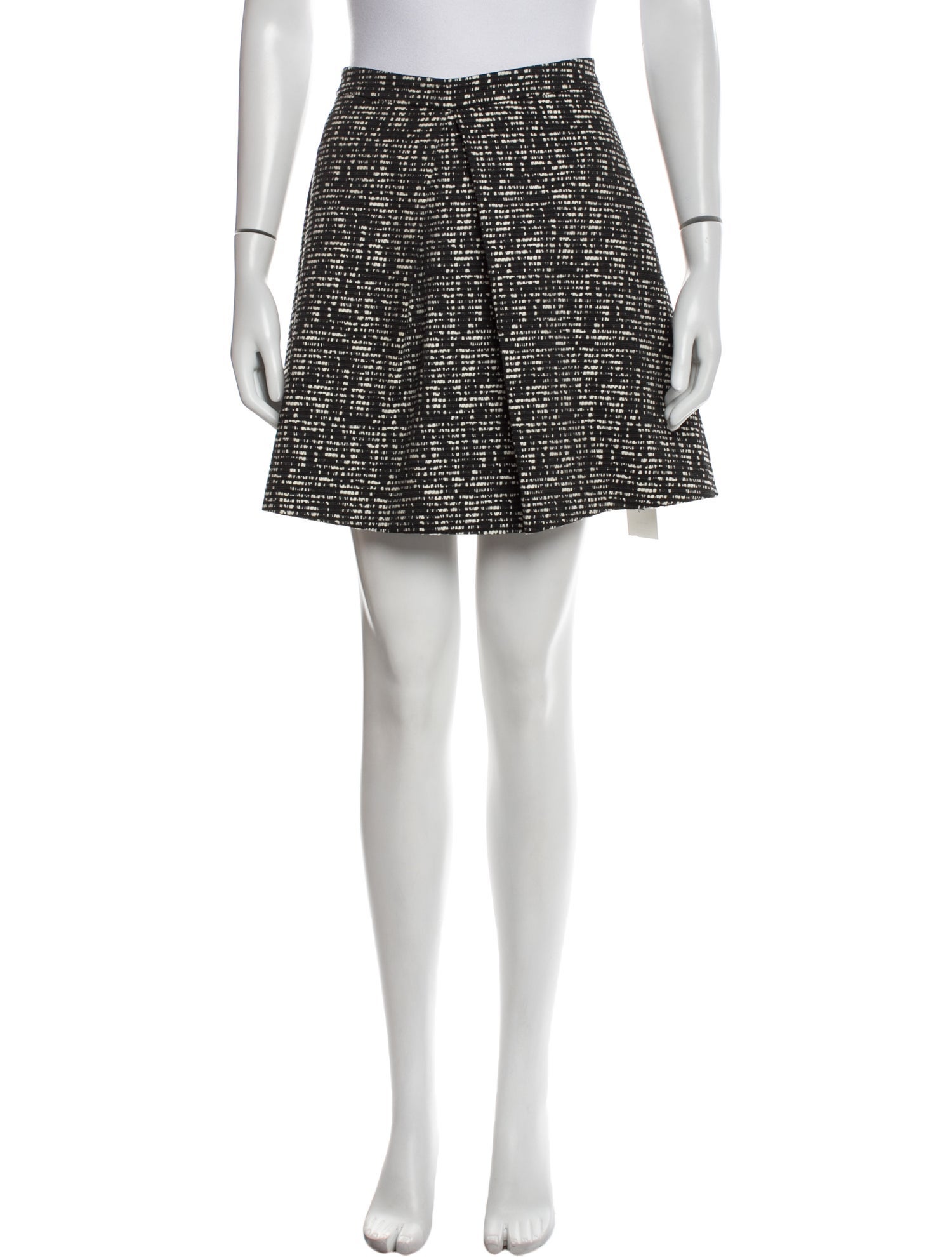 Alice + Olivia Tweed Pattern Mini Skirt