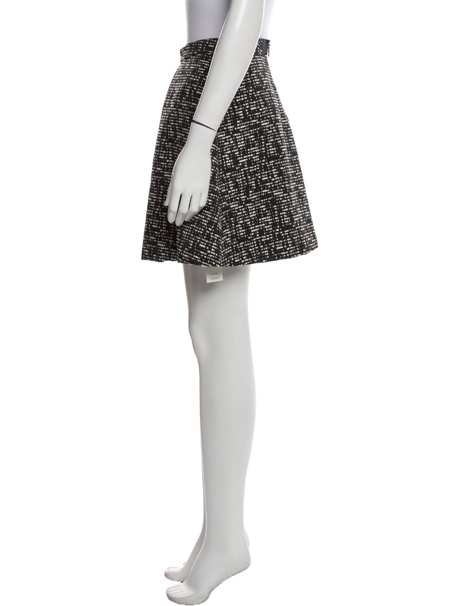 Alice + Olivia Tweed Pattern Mini Skirt