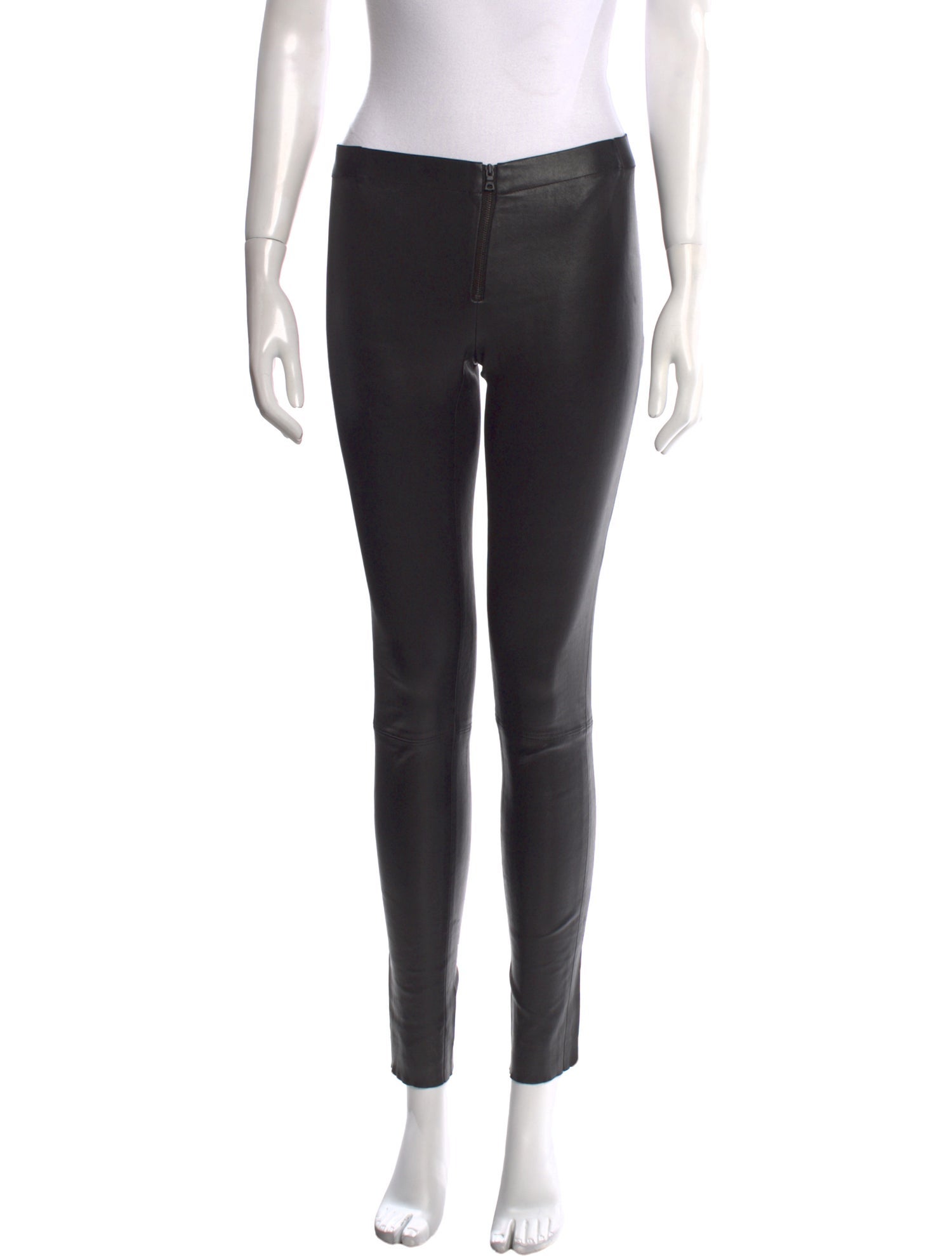 Alice + Olivia Leather Skinny Leg Pants