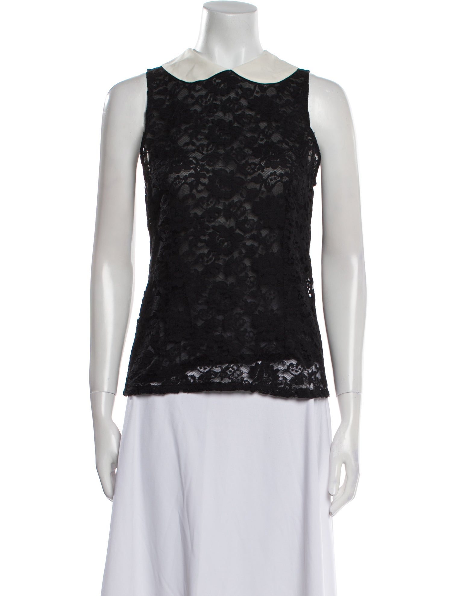 Alice + Olivia Lace Lace Pattern Top