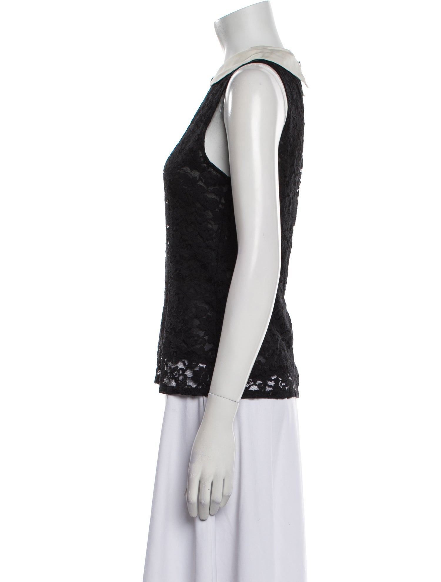 Alice + Olivia Lace Lace Pattern Top