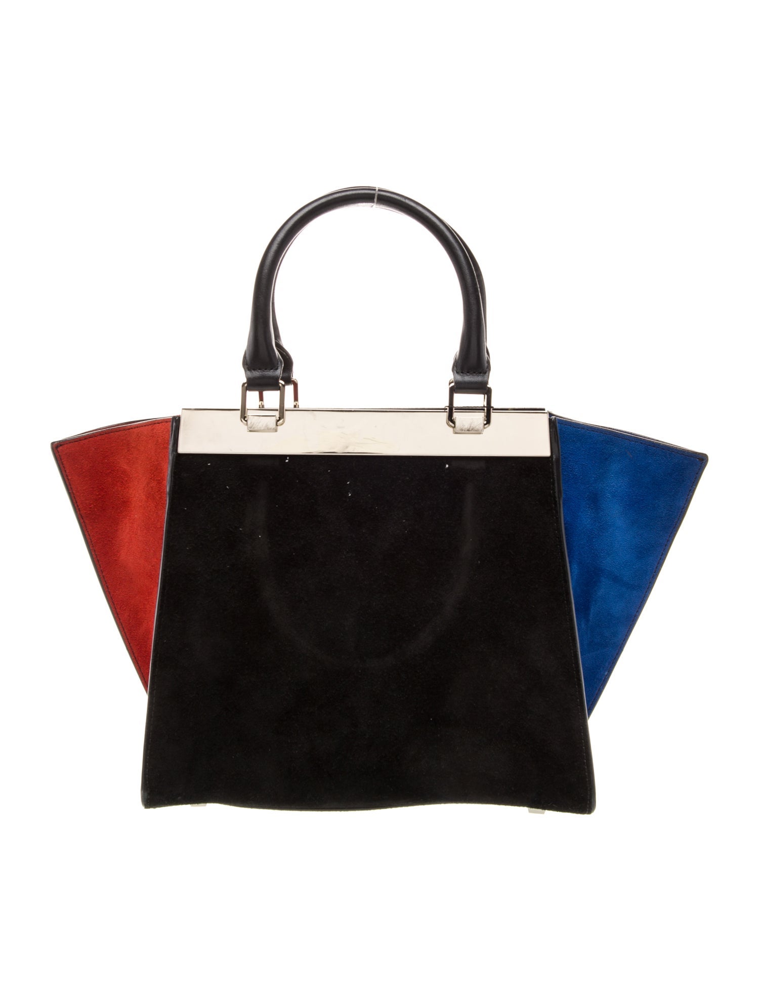 Alice + Olivia Suede Top Handle Bag