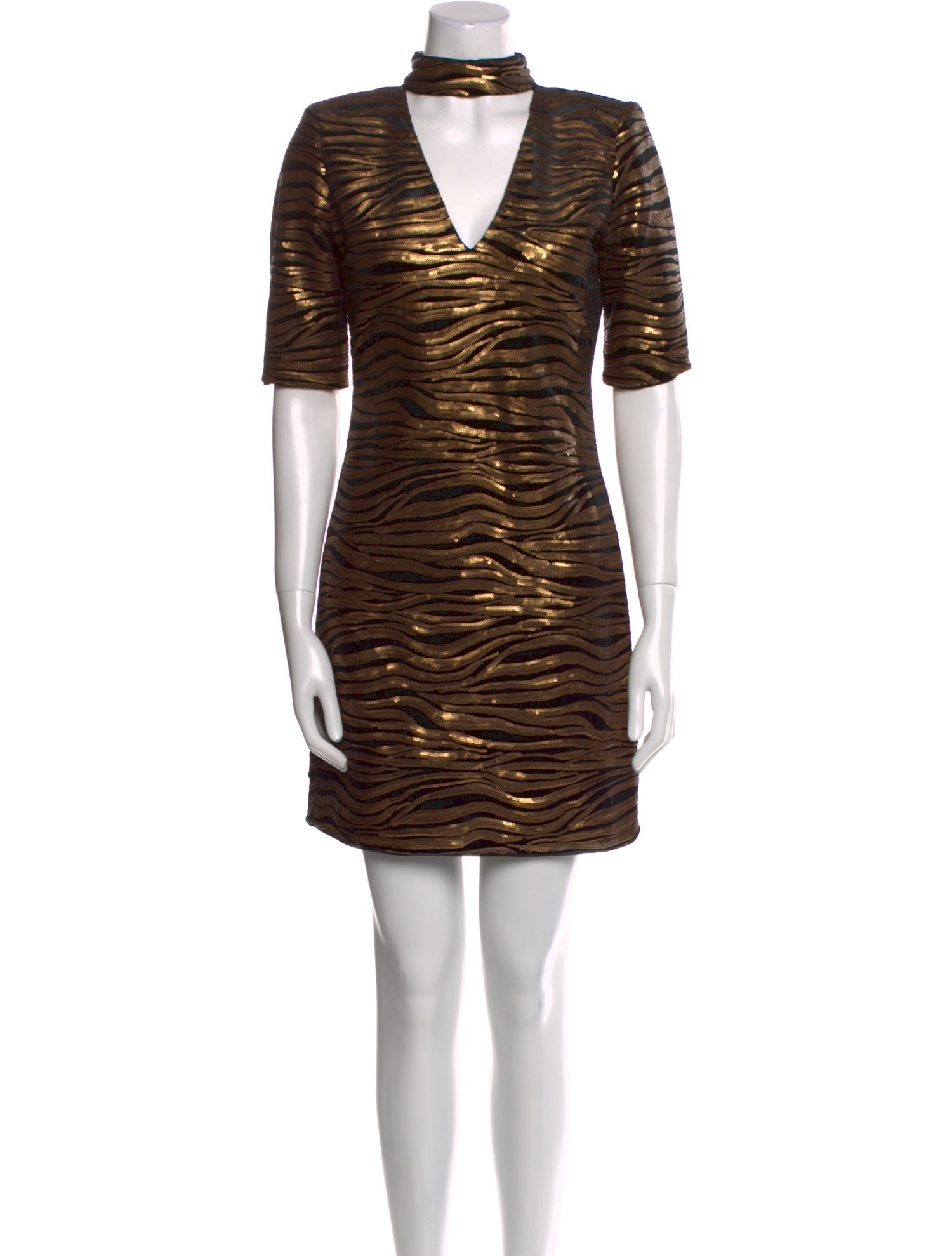 Alice + Olivia Animal Print Mini Dress w/ Tags