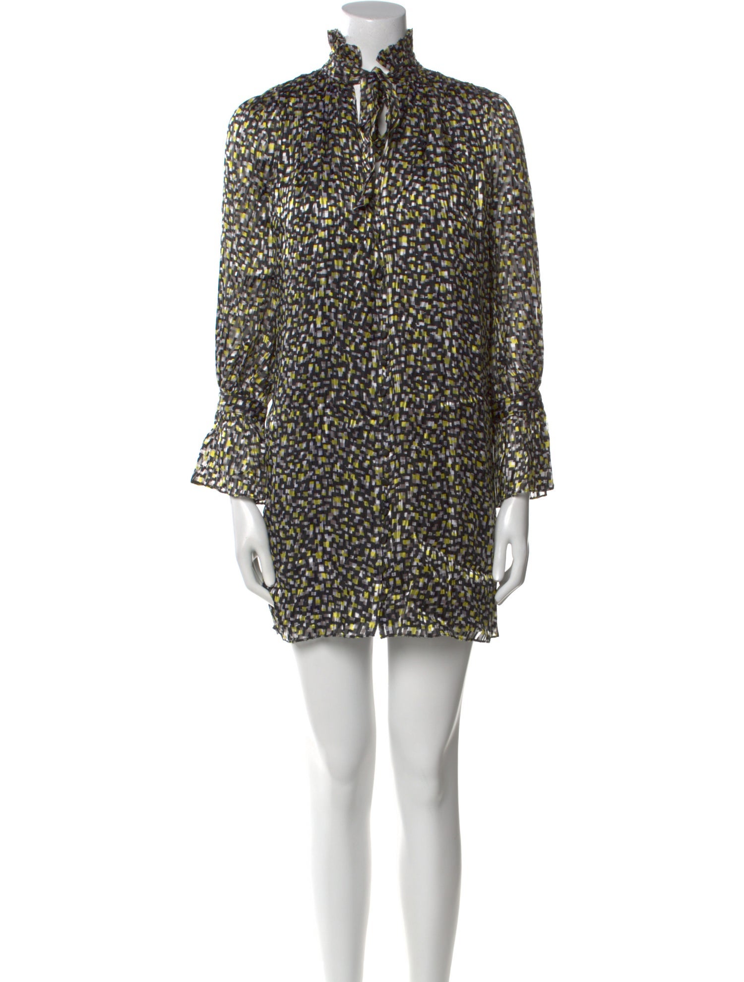 Alice + Olivia Printed Mini Dress w/ Tags