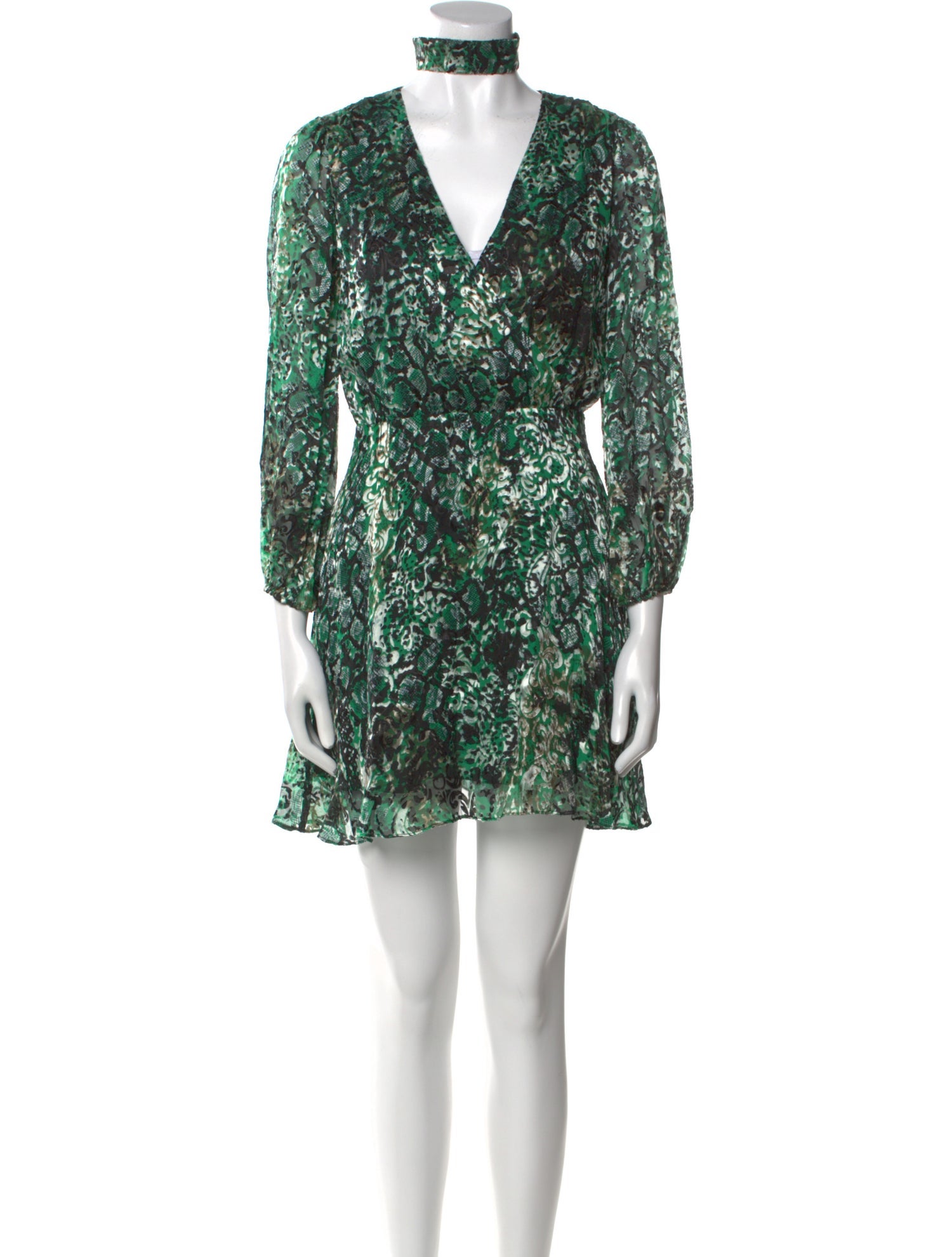 Alice + Olivia Printed Mini Dress w/ Tags