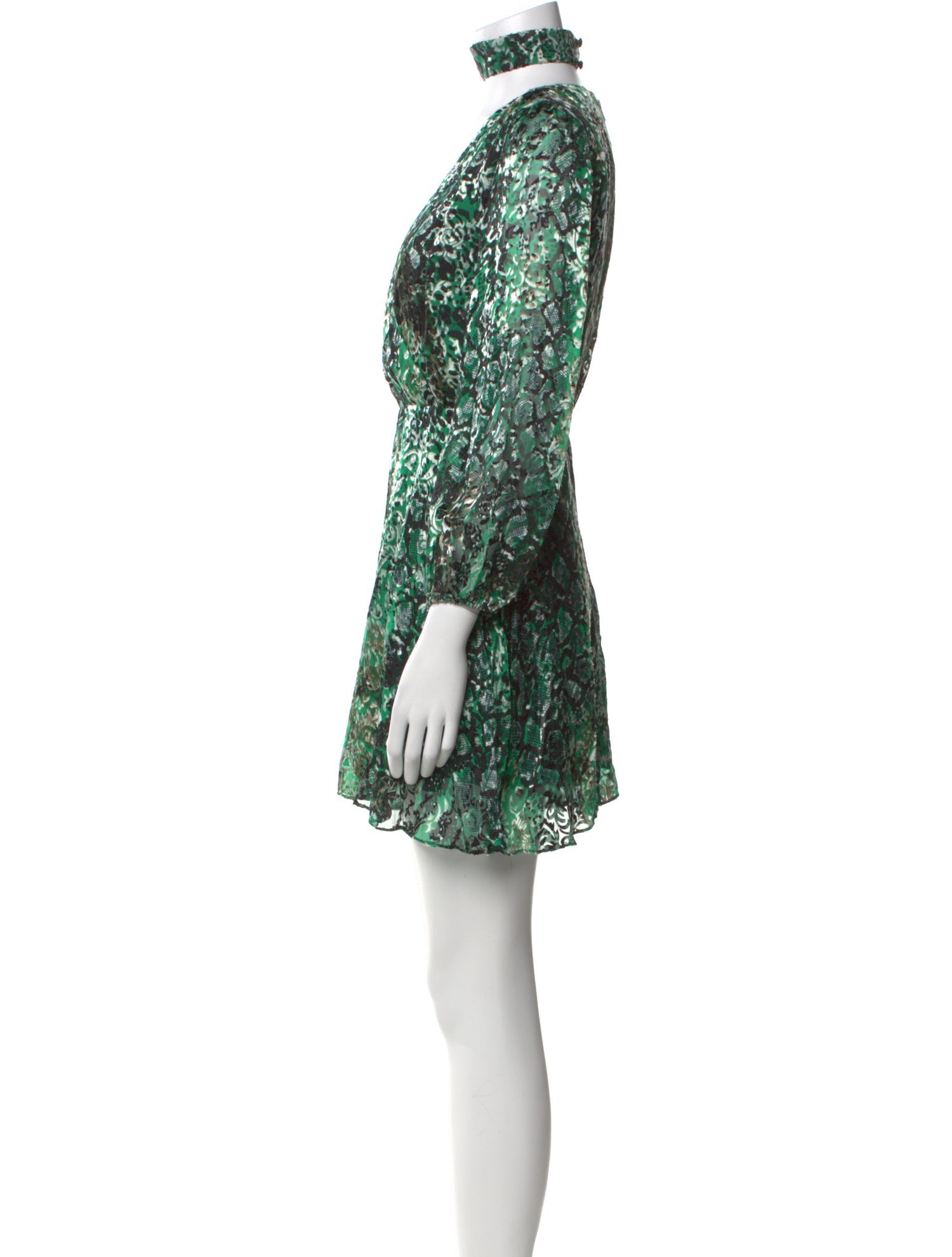 Alice + Olivia Printed Mini Dress w/ Tags