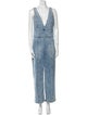 Alice + Olivia Plunge Neckline Jumpsuit