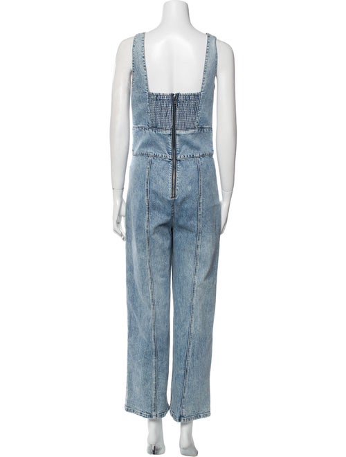 Alice + Olivia Plunge Neckline Jumpsuit