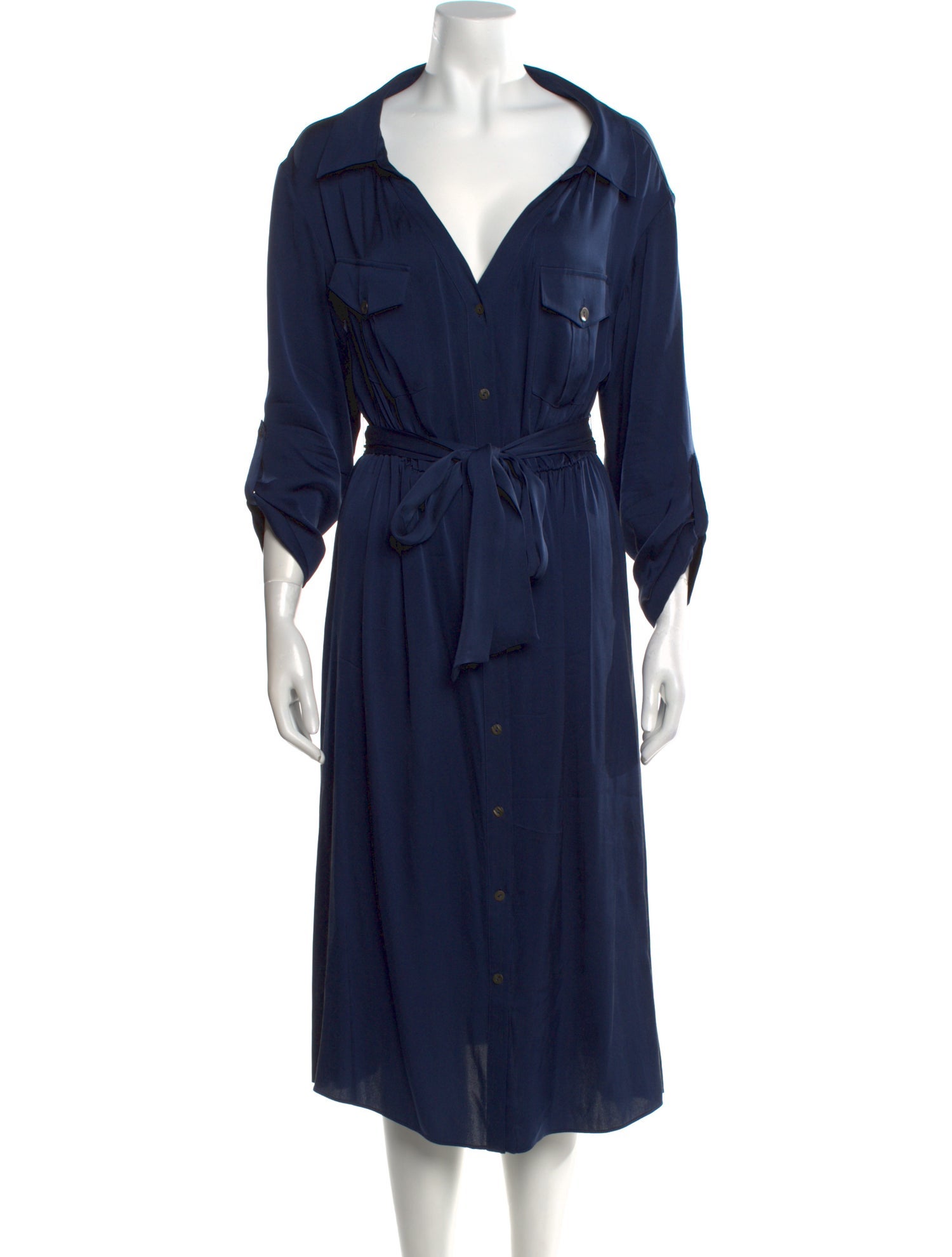 Alice + Olivia Silk Midi Length Dress