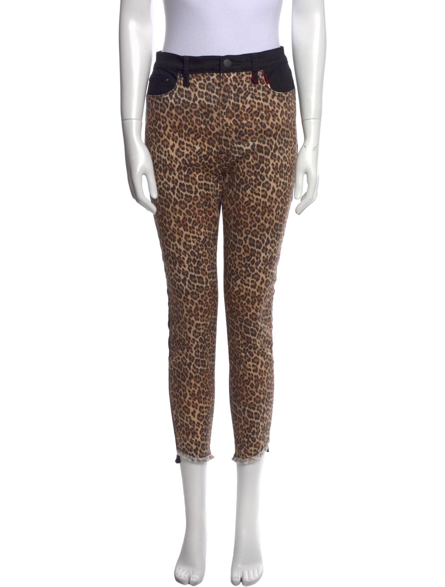 Alice + Olivia Animal Print Skinny Leg Pants