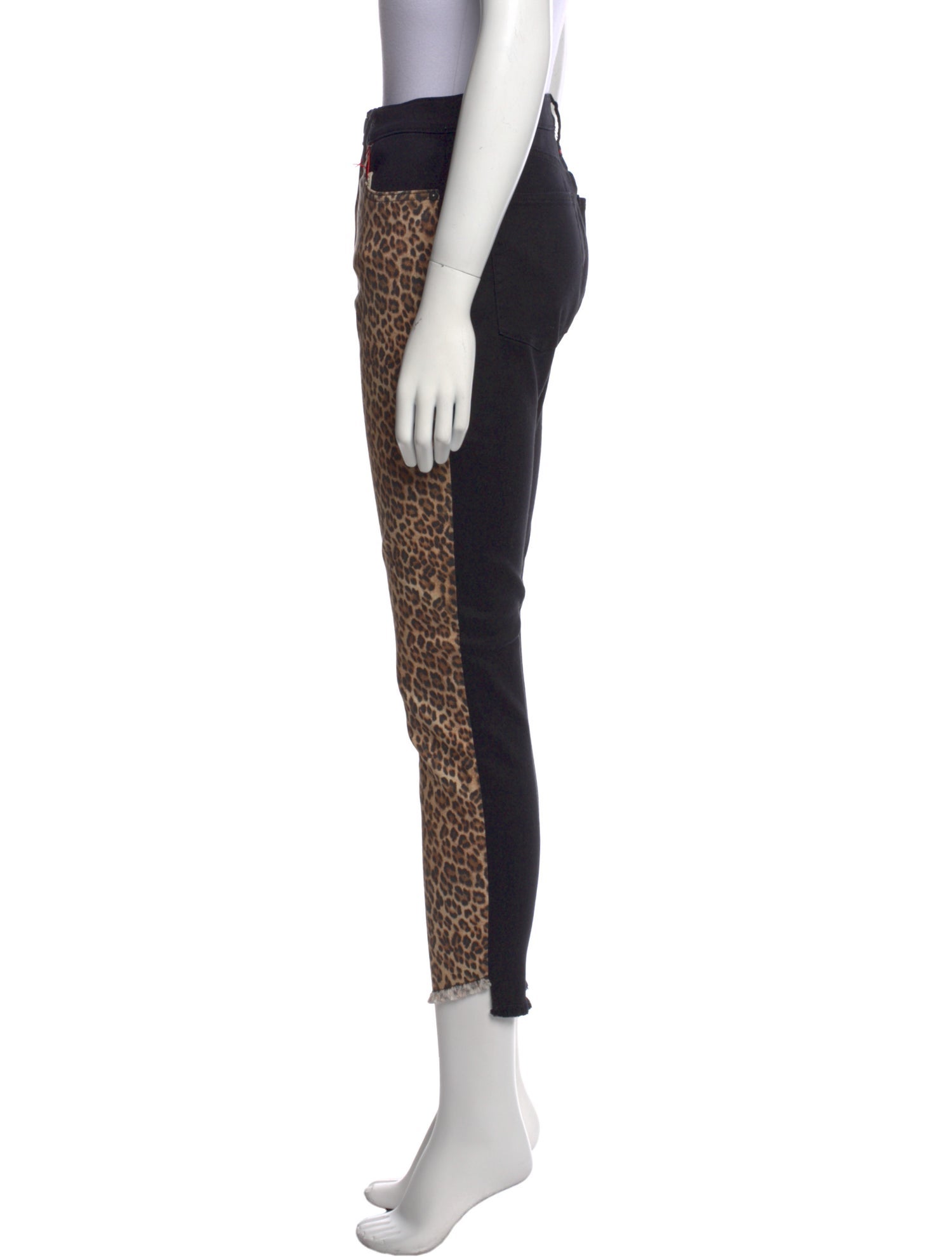Alice + Olivia Animal Print Skinny Leg Pants
