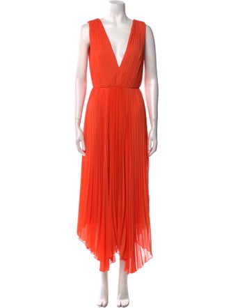 Alice + Olivia V-Neck Long Dress